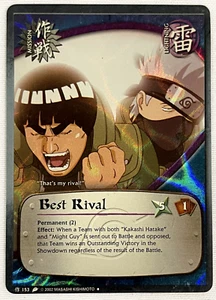 Naruto CCG - #153 - Best Rival - 1st Edition - Wavy Foil - Common - Picture 1 of 3