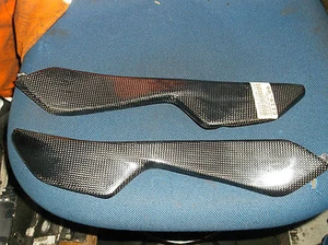 HONDA CBR 1000 FIREBLADE CARBON FUEL TANK TRIMS    , READ THE DESCRIPTION - Picture 1 of 1