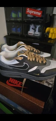 Nike Air Max 1 Swoosh Poly Big Head 007 Talla 12 Totalmente Nuevas Foto 1 de 2