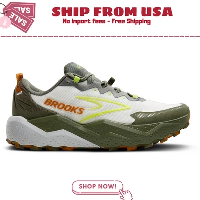 Brooks Caldera 8 Zapatillas de Trail Running - Para Hombre Polvoriento Oliva/Lima/Oyster Foto 1 de 4