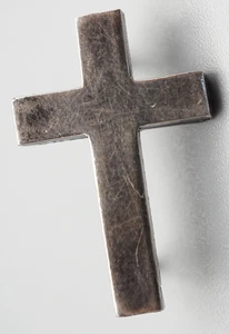 Prendedor insignia cruz capellán cristiano del ejército anterior a la Segunda Guerra Mundial RARO - Imagen 1 de 2