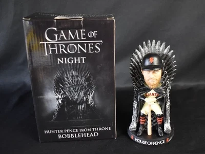 San Francisco Giants 2017 Hunter Pence Game of Thrones Bobblehead House of Pence - Image 1 of 4