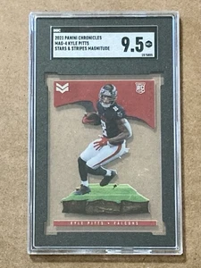 2021 Panini Chronicles Kyle Pitts RC Stars And Stripes Magnitude SGC 9.5 Mint+ - Bild 1 von 2