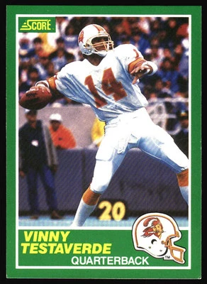 1989 Score Vinny Testaverde #224 Tampa Bay Buccaneers - Image 1 of 2