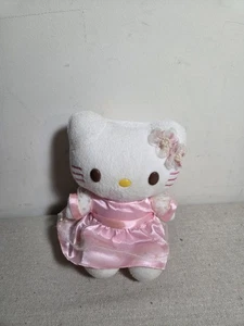 Vestido de felpa rosa con lazo de Hello Kitty 7" - Imagen 1 de 8