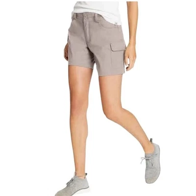Pantalones Cortos de Carga Eddie Bauer Para Mujer Informales Aire Libre Senderismo Tostados Foto 1 de 4