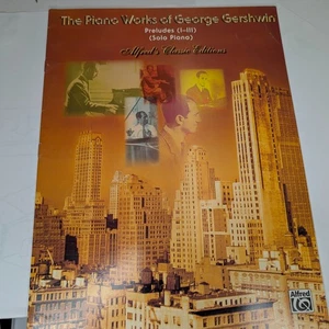 Gershwin Piano Works Preludes I-III Solo Sheet Music Book Alfred Classic F2 - Picture 1 of 4