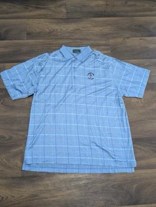 The Sea Pines Resort Collection VINTAGE Golf Polo In Aqua Blue- EUC Size Medium - Picture 1 of 9