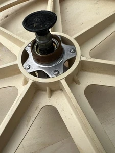 Vintage Skyway BMX 24" Tuff Wheels WEISS mit SILBER ALU FLANSCH NABEN 1984 NOS - Bild 1 von 12