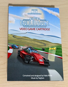 Endurance - Racing Video Game Cartridge w/ User Manual Included for MSX