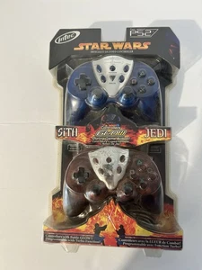 NEW: Star Wars Sith VS. Jedi Glow Controllers (PlayStation 2 PS2) Factory Sealed - Picture 1 of 6