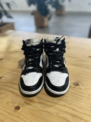 Nike Dunk High Top Negro Blanco - Talla 7.5 EE. UU. - Usado Foto 1 de 4