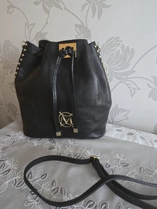 Genuine LEATHER BUCKET BAG - Picture 1 of 5