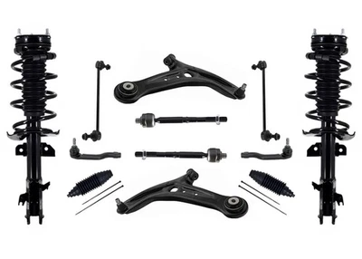 Coil Spring Struts Control Arms with Bushings BJ For Mazda 2 2011 2012 2013 2014 - Image 1 of 4