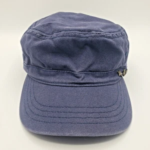 NOP Flat top Patrol Cap Women's Size:59cm Blue Denim W/ Rivetted Stars Studs - Bild 1 von 15