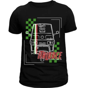 Piaggio Ape T-Shirt italobee mit Rundhals in schwarz - Bild 1 von 8