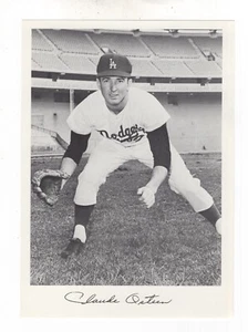 1970 LOS ANGELES DODGERS - DANNY GOODMAN SET E SERIE - CLAUDE OSTEEN 5x7 CARD - Foto 1 di 7