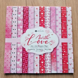 With Love - Scrapbooking Paper Pad 12 x 12 - 24 sheets 180gsm Cardstock - Picture 1 of 1