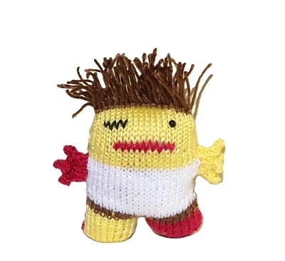 Brand New Monster Doll, Knitted Doll, Halloween, Handmade, Plush Monster, Toy - Image 1 of 4