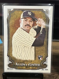 2024 Topps Allen & Ginter #53 Austin Wells YANKEES ROOKIE CARD - Picture 1 of 2