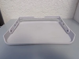 Tablett 45 x 33 cm Kunststoff weiß mit Tragbügel - Bild 1 von 5