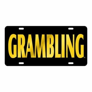 Grambling State Tigers University Front License Plate GSU Tiger Black Car Tags - Picture 1 of 1