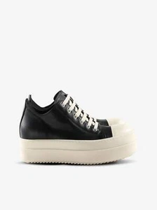 RICK OWENS - Women Scarpe In Pelle Mega Bumper Low Sneakers - Picture 1 of 4