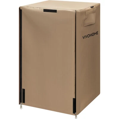 Soporte de almacenamiento de madera impermeable 600D Oxford 2 capas con cubierta para troncos de leña de 2 pies Foto 1 de 4