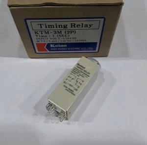 KTM-3M2P-01S-110AC KOINO TIMING RELAY NEW - Picture 1 of 5