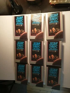 (9) 1994 Star Trek The Next Generation VHS Tapes The Collector's Edition NIP - Picture 1 of 11
