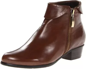 Spring Step Women's Stockholm Leather Bootie - Brown NEW - Picture 1 of 8