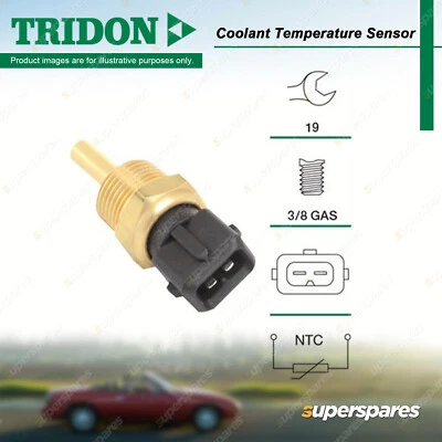 Tridon Coolant Temperature Sensor for Mitsubishi Triton Verada 3000GT Mirage RVR - image 1 of 3