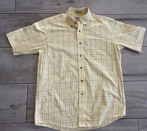 LL Bean Medium regolare manica corta 269339 giallo a quadri a quadri - Foto 1 di 8