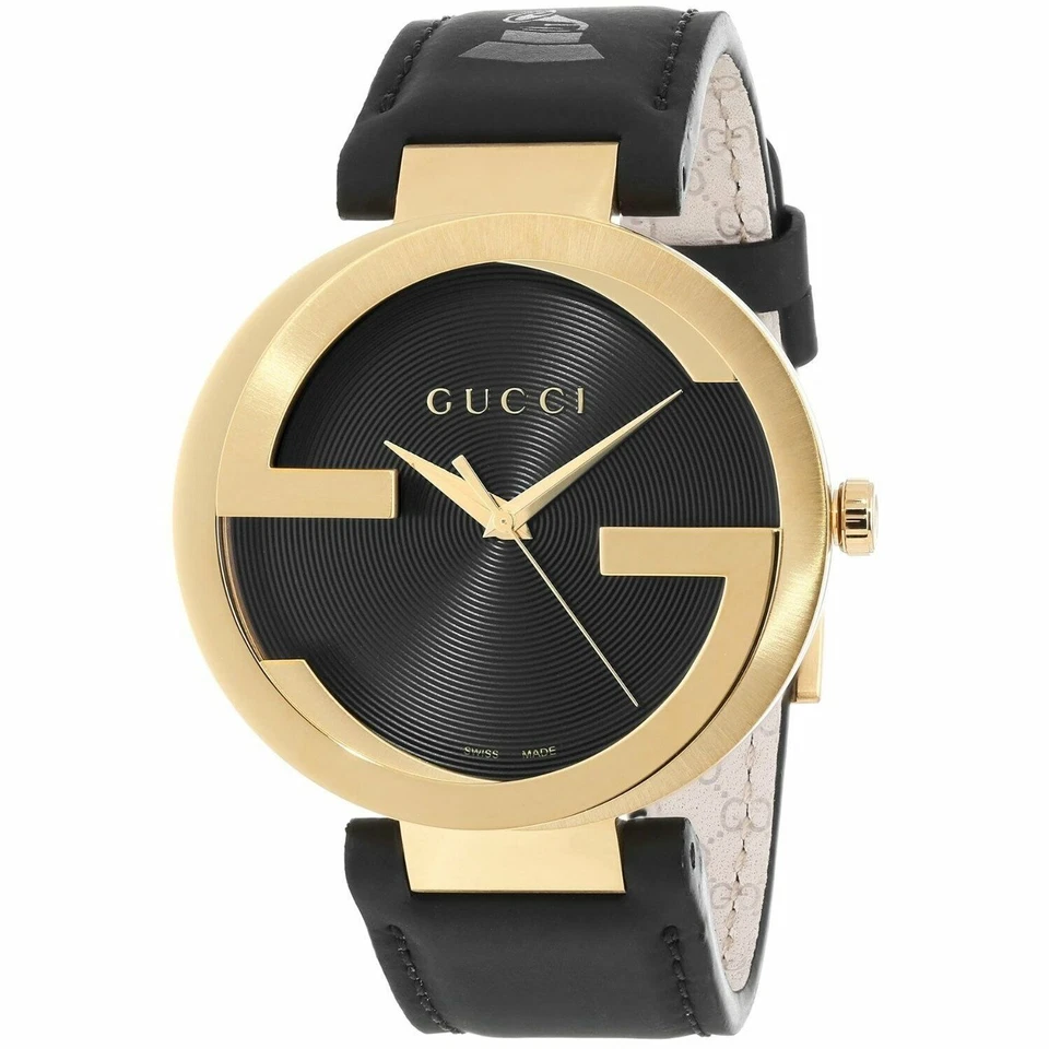 Gucci YA133208 Interlocking Grammy Special Edition Men's 42mm Black Watch