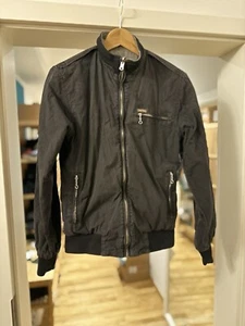 Obey Posse Reversible Jacket Schwarz Graukariert Gr. S Leichte Jacke Slim Herren - Bild 1 von 4