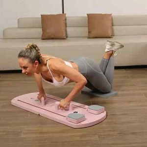 8-in-1 Faltbares Pilates Reformer Workout Board - Home Core Trainer mit Widerstand - Bild 1 von 7