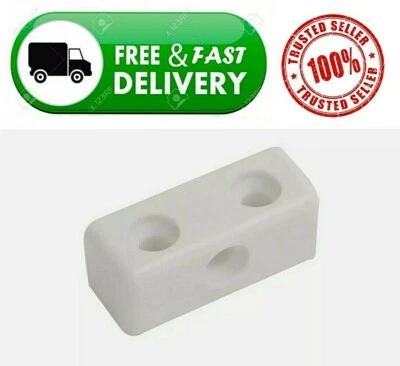 WHITE 4PC MODESTY BLOCKS KITCHEN CABINET CUPBOARD FIXING JOINT CONNECTOR BLOCK - Image 1 of 2