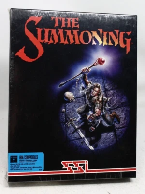 The Summoning IBM 5.25” SSI  1992 Big Box Game - New Sealed - See desc. - Image 1 of 4