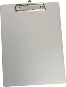 Premier Stationery A4 Aluminium Clipboard - Durable, Lightweight with Chrome ... - Picture 1 of 12