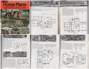180 AFFORDABLE HOUSE PLANS HOMES BY CHIRGOTIS MODERN MID CENTU8Y ATOMIC RANCH EI - Picture 1 of 4