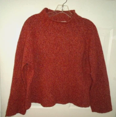 Harley of Scotland шерстяная смесь свитер большой пуловер шелковицы/персика/лаванды - Изображение 1 из 4