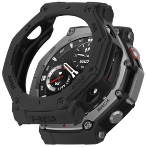 Pusta obudowa z TPU, odporna na zarysowania osłona ochronna, zderzak do Amazfit T-REX3 (czarny) - Zdjęcie 1 z 10
