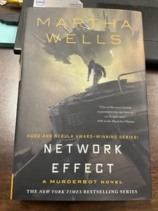 Martha Wells Signed NETWORK EFFECT : MURDERBOT DIARIES NOVEL 1st Edition HC New! - Picture 1 of 4