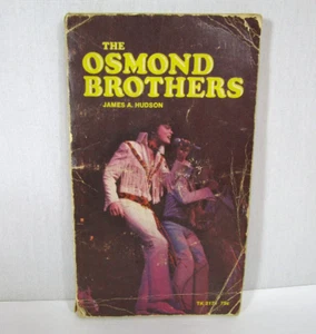 The Osmond Brothers by James A Hudson 1972 Paperback DONNY OSMOND Family As Is - Picture 1 of 5