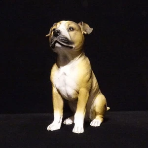 Pit Bull Terrier Welpe Figur Gartenfigur Skulptur Dekoration Figur Hund IM101 - Bild 1 von 7
