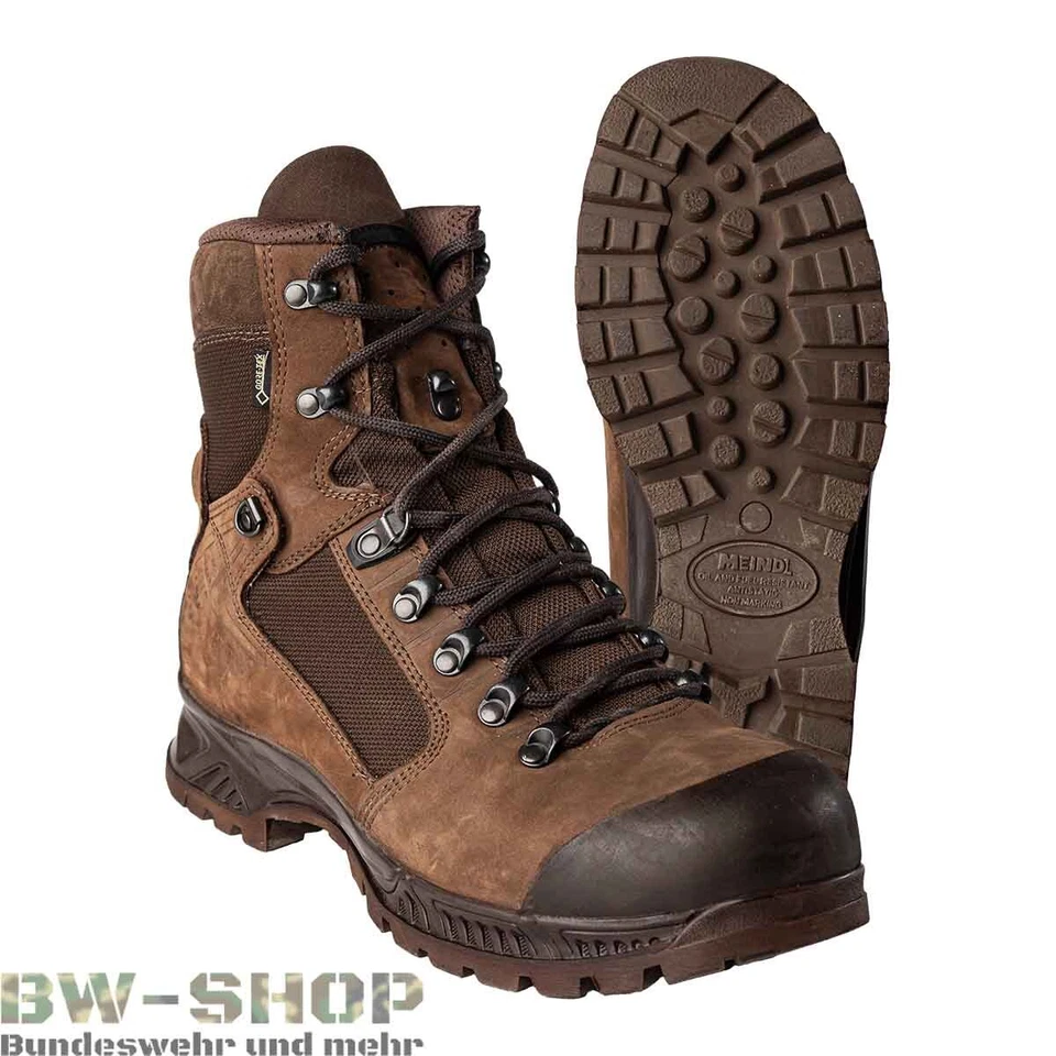 ORIGINAL GERMAN ARMY MEINDL COMBAT BOOTS LIGHTWEIGHT MD ROCK BW ARMY COMBAT SHOES - Image 1 of 1