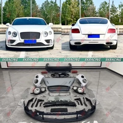 Kit de estilo de actualización de capó de parachoques antiguo a nuevo 2017 para Bentley Continental GT 04-15 Foto 1 de 4