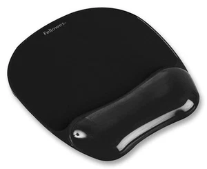 FELLOWES - Tapis de Souris en Gel Noir - Afbeelding 1 van 1