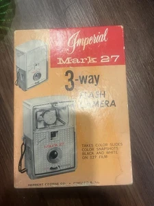 Vintage Imperial Mark 27 3 Way Flash Camera With Original Box - Picture 1 of 5