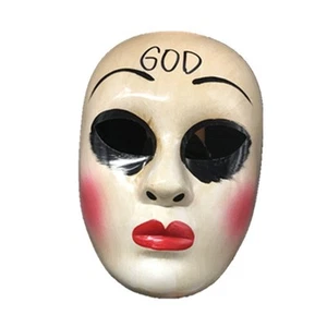 The Purge Mask Halloween Horror Headgear Movie Cosplay Costume - Picture 1 of 5